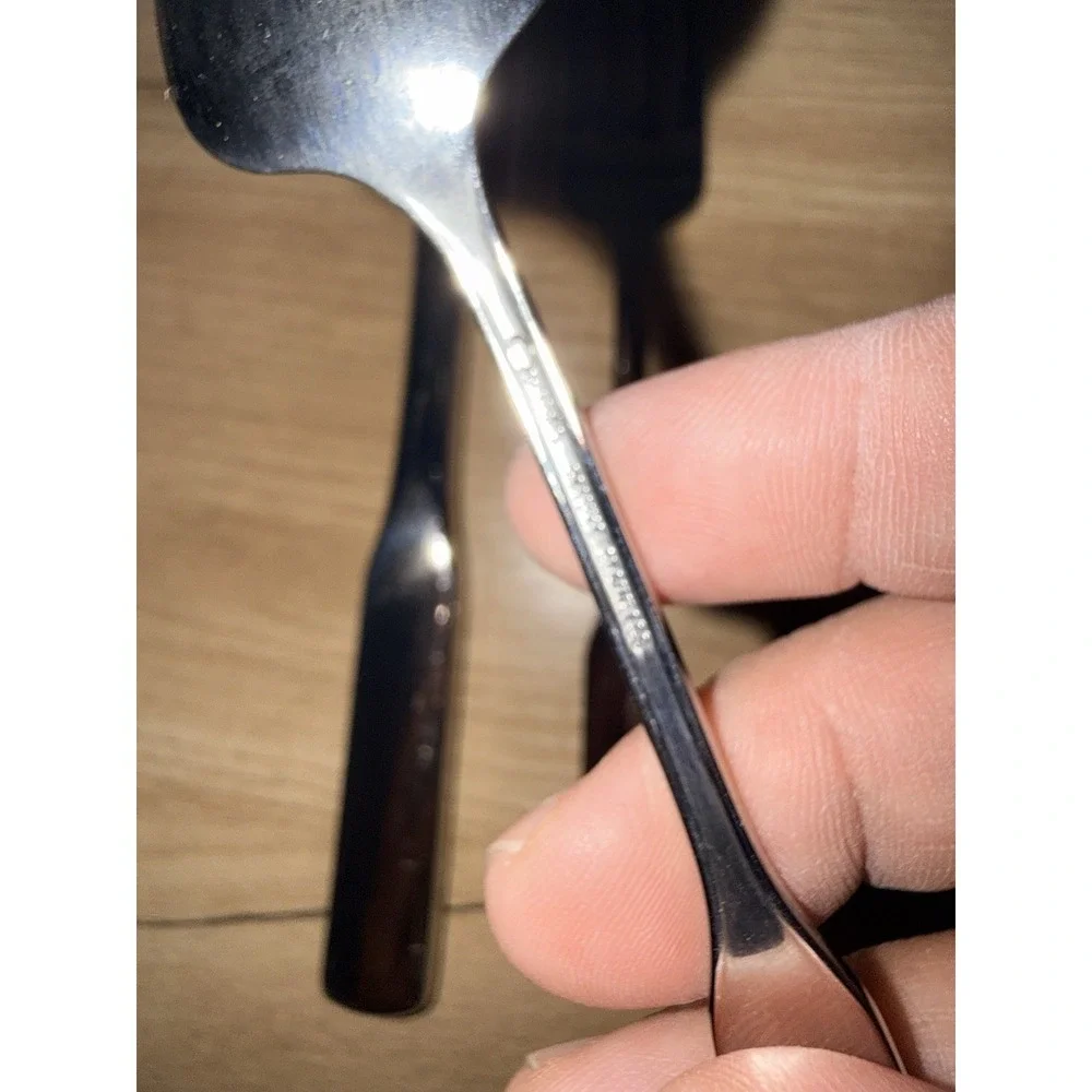 Oneida Stainless Modern Antique Serving Spoon Knife Fork 3 Pieces‎